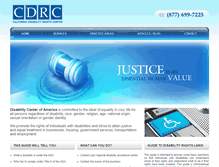 Tablet Screenshot of californiadisabilityrights.org